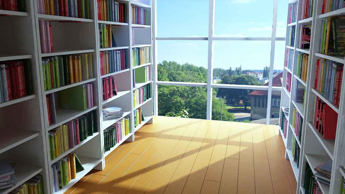 طراحی کتابخانه مدرن طراحی کتابخانه مدرن